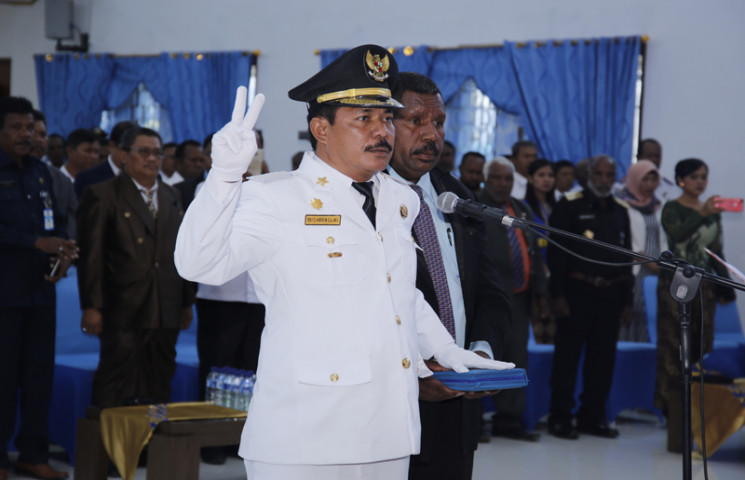 Disahkan Sebagai Penjabat Bupati, Reky Ambrauw Siap Kawal Pilkada